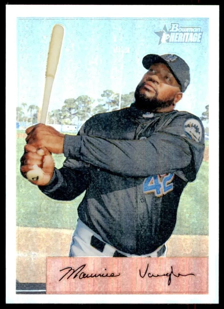 Mo Vaughn 2002 bowman Bowman Heritage