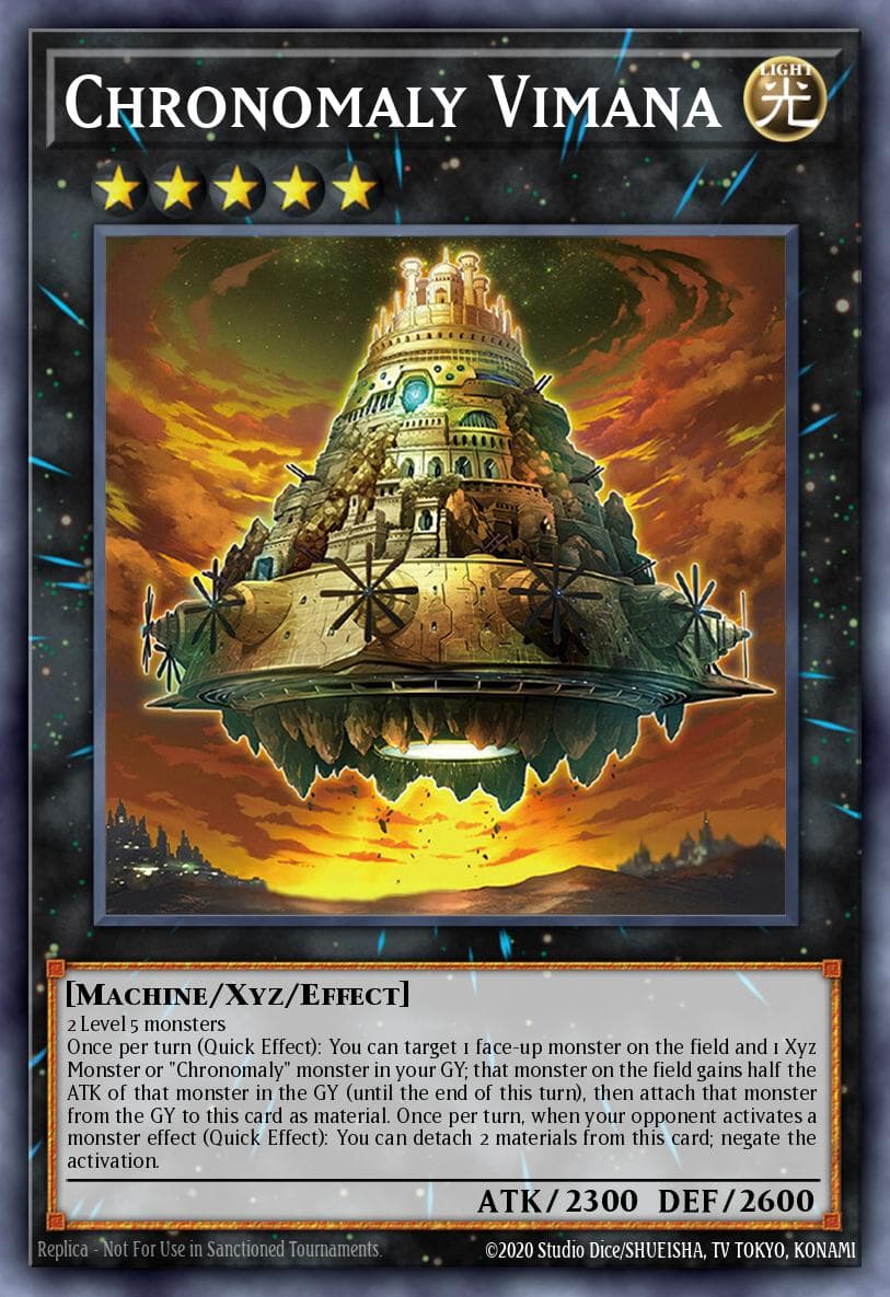Chronomaly Vimana 2025 Yu-Gi-Oh! Justice Hunters