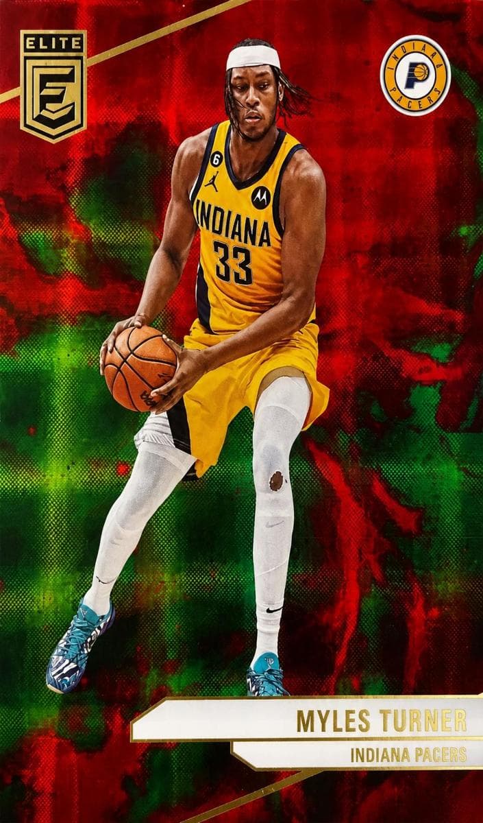 Myles Turner 2023 panini Donruss Elite