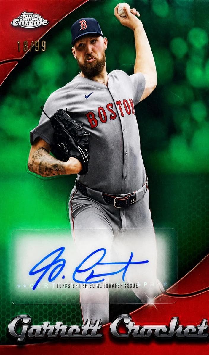 Garrett Crochet 2025 topps Topps Chrome Update