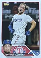 Nathaniel Lowe trading card