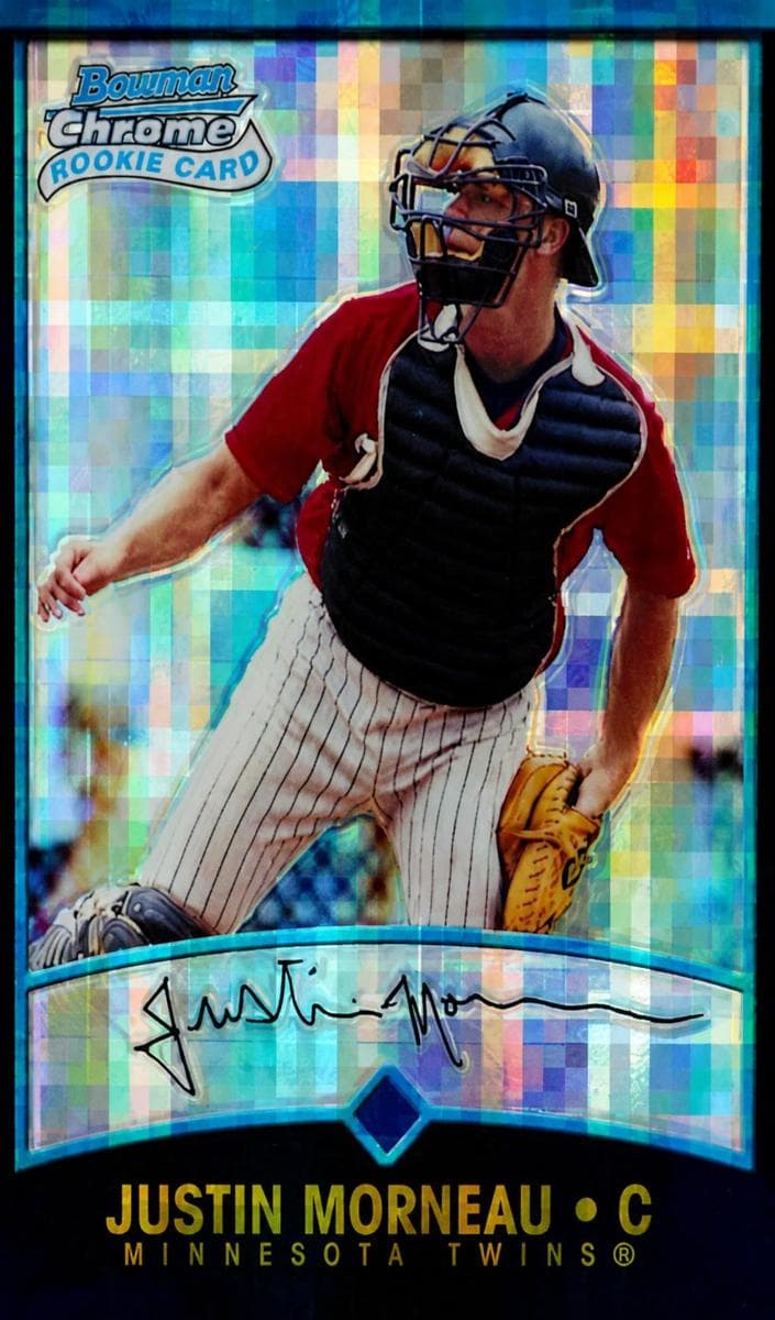 Justin Morneau 2001 bowman Bowman Chrome