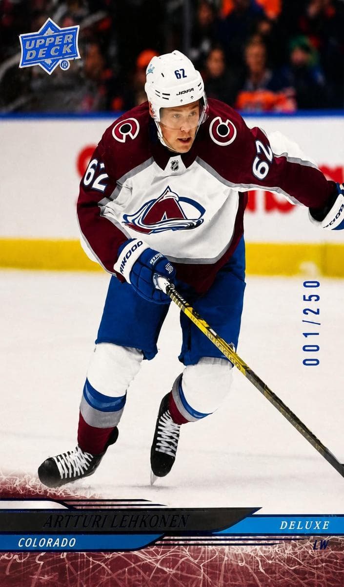 Artturi Lehkonen trading card