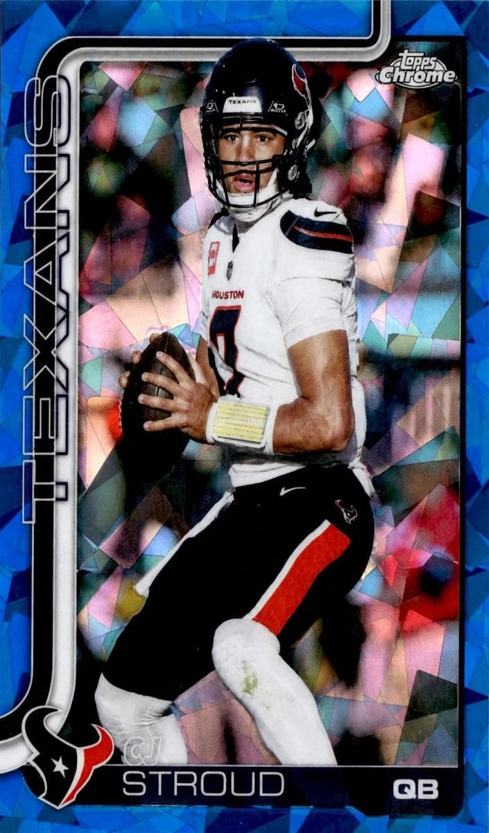 CJ Stroud 2025 topps Topps Chrome Sapphire