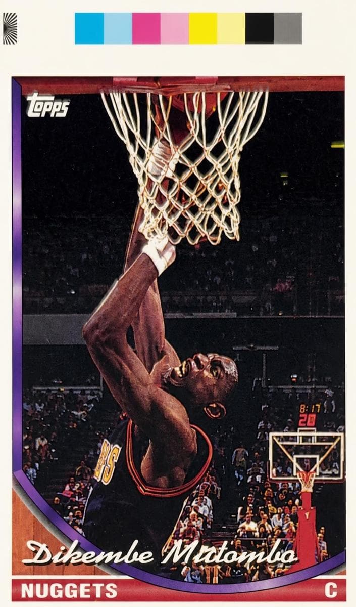 Dikembe Mutombo 1993 topps Topps