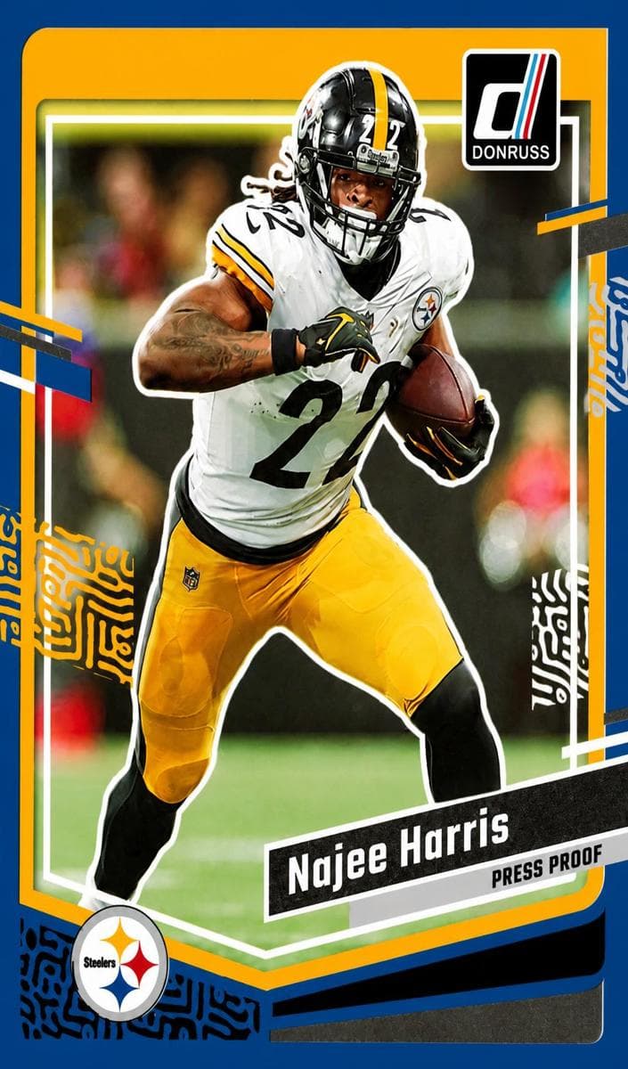 Najee Harris 2023 panini Panini Donruss
