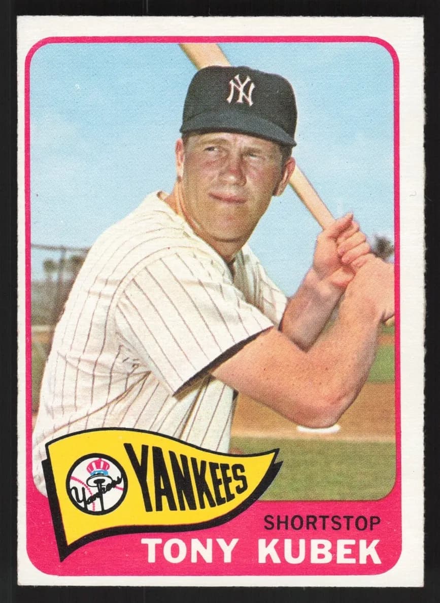 Tony Kubek 1965 topps