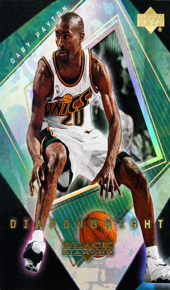Gary Payton 1999 upper-deck Black Diamond