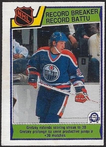 Wayne Gretzky 1983 topps O-Pee-Chee
