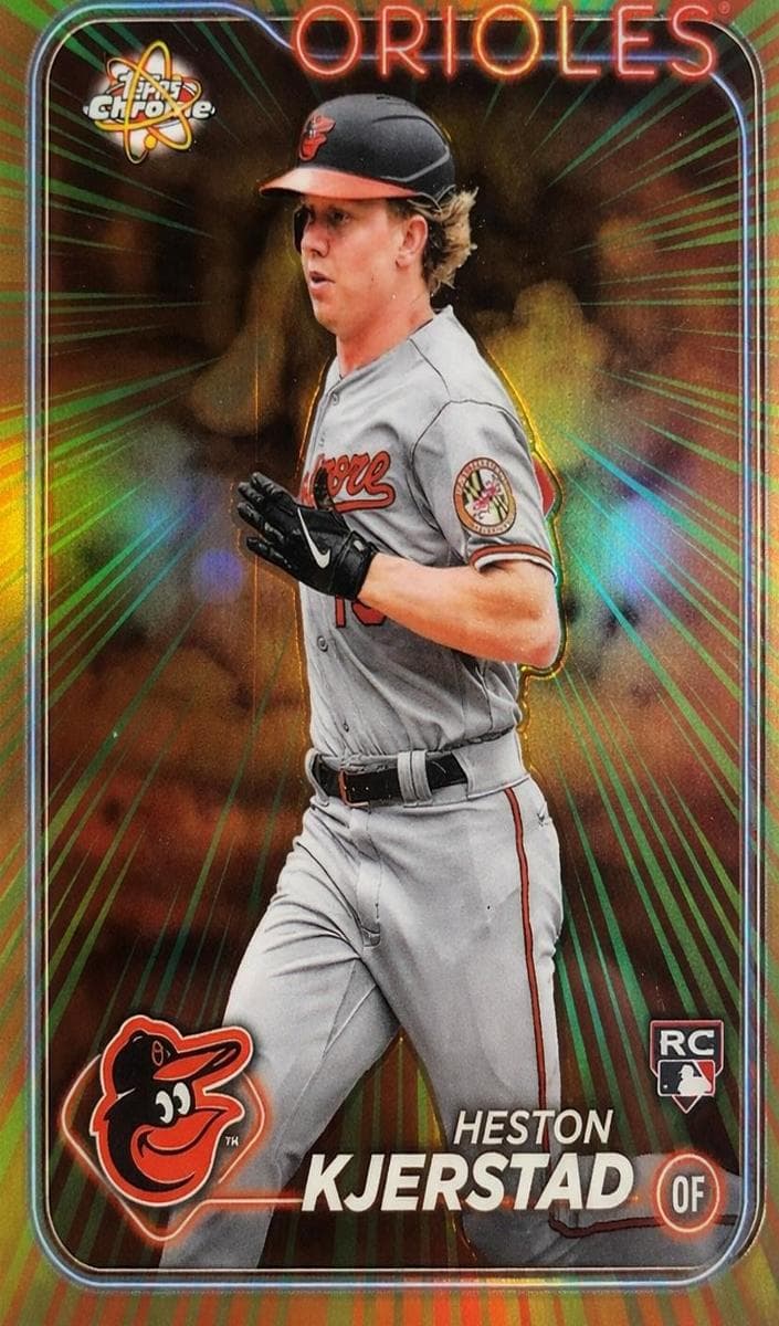 Heston Kjerstad 2024 topps Topps Chrome
