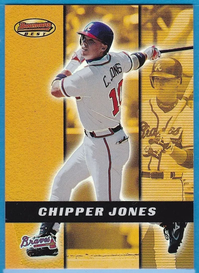 Chipper Jones 2000 bowman Bowman's Best