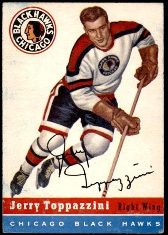 Jerry Toppazzini 1954 topps