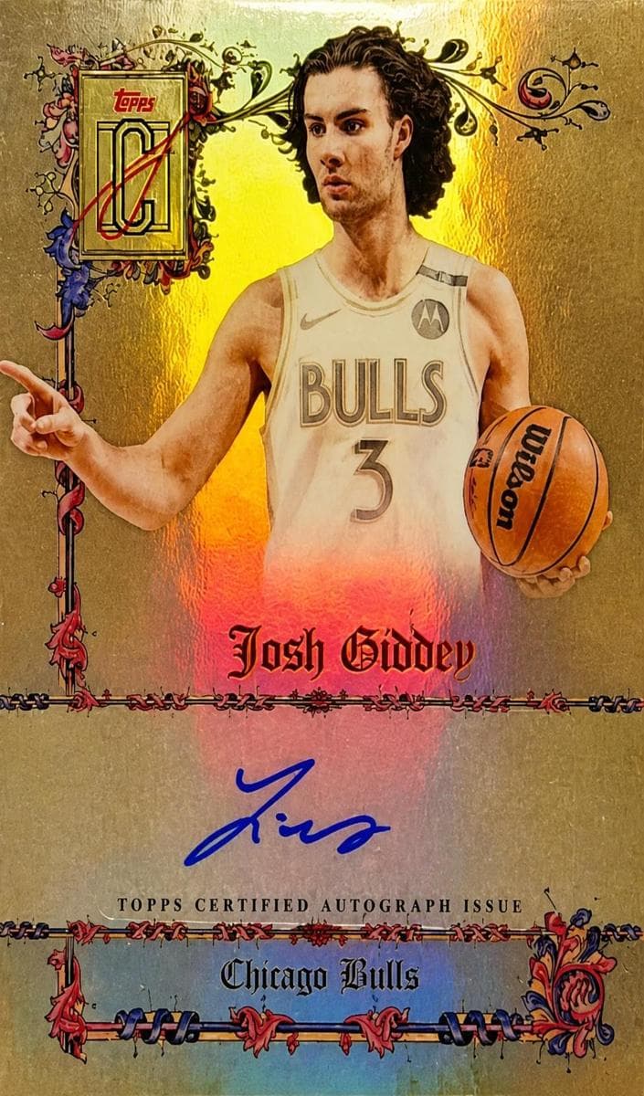 Josh Giddey 2025 topps Topps Signature Class