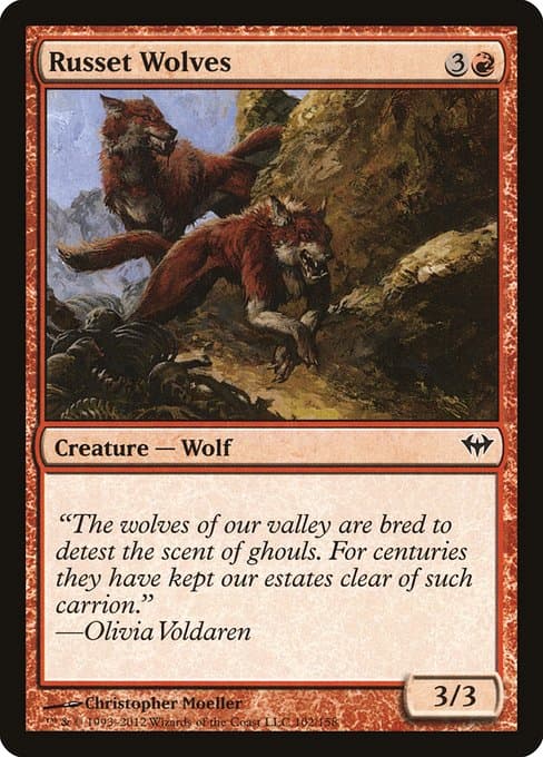Russet Wolves 2012 Magic: The Gathering Dark Ascension