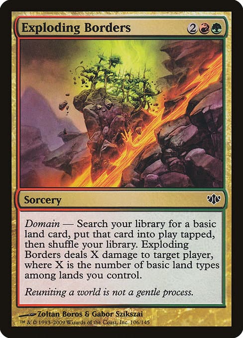 Exploding Borders 2009 Magic: The Gathering Conflux