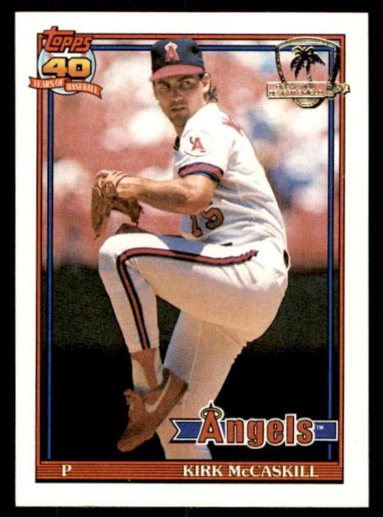 Kirk McCaskill 1991 topps O-Pee-Chee