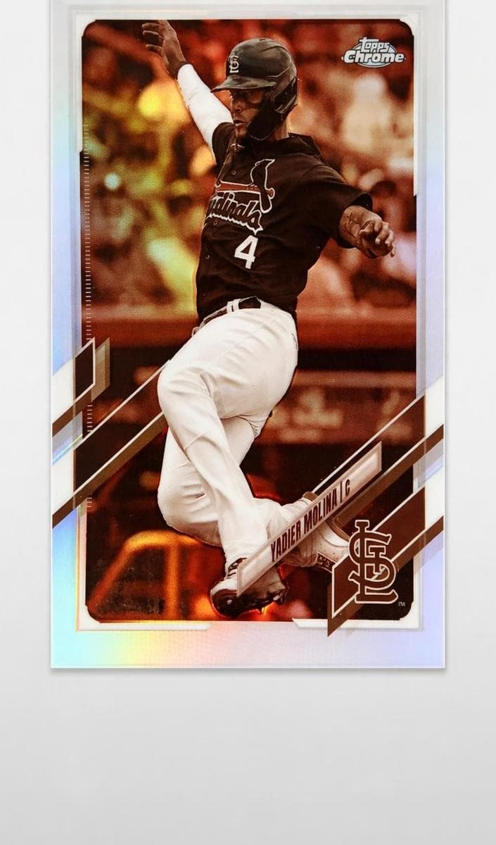 Yadier Molina 2021 topps Topps Chrome