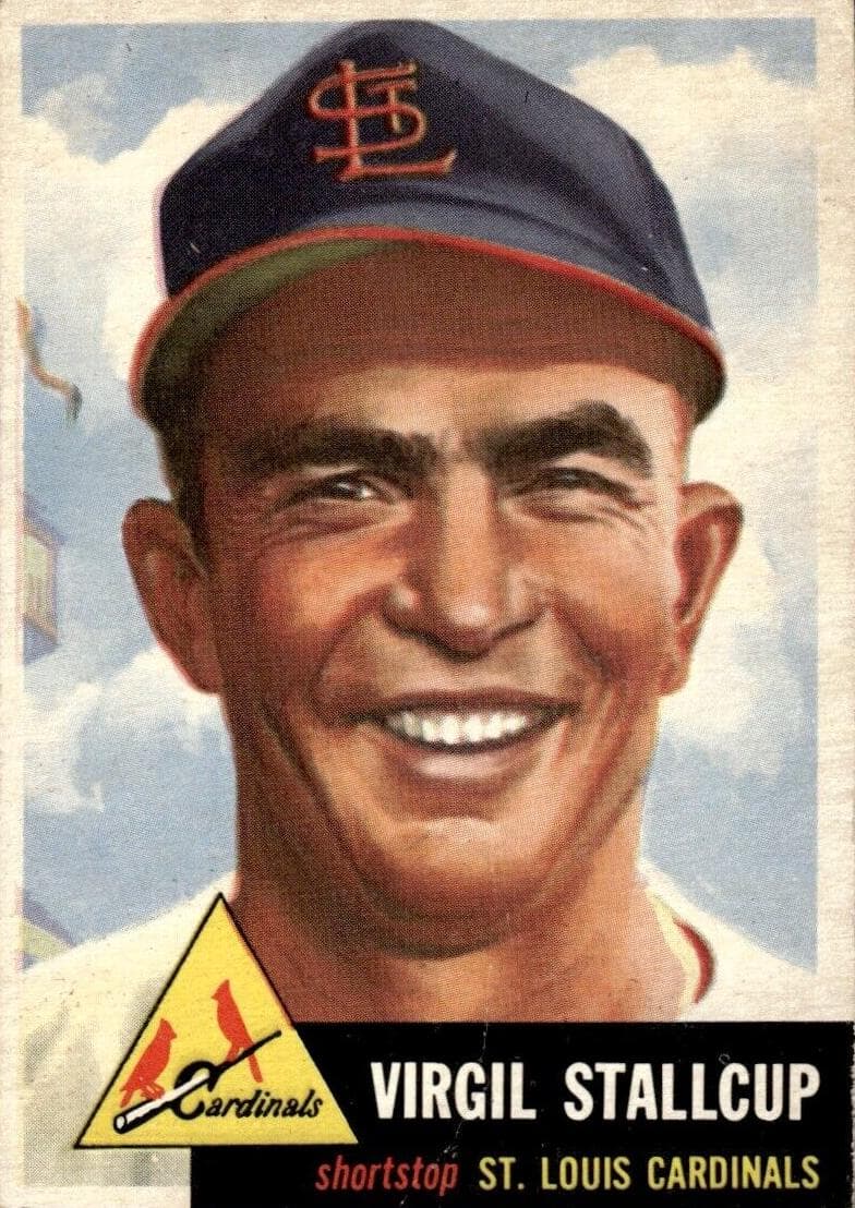 Virgil Stallcup 1953 topps Topps