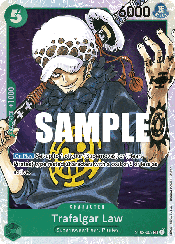 Trafalgar Law 2022 One Piece Starter Deck 2: Worst Generation