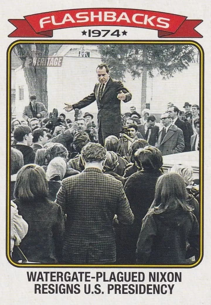 Richard Nixon trading card
