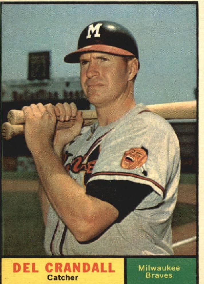 Del Crandall 1961 topps Topps