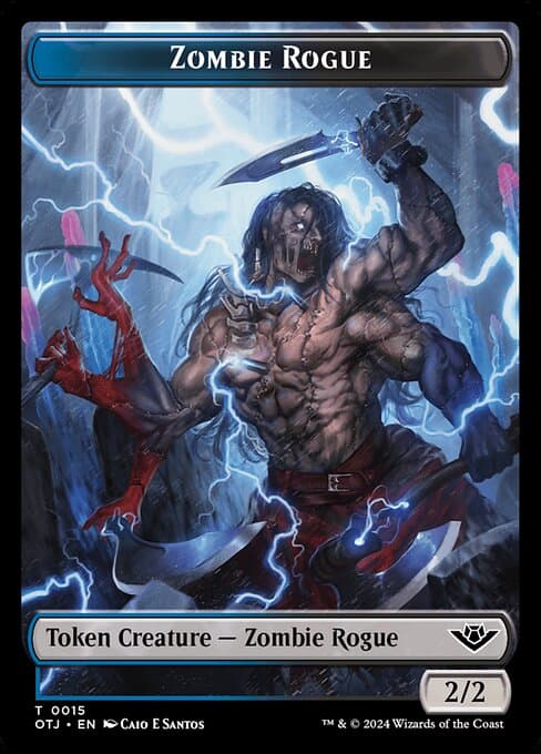 Zombie Rogue 2024 Magic: The Gathering Outlaws of Thunder Junction