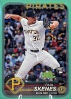 Paul Skenes 2024 topps Topps Update Rookie Debut