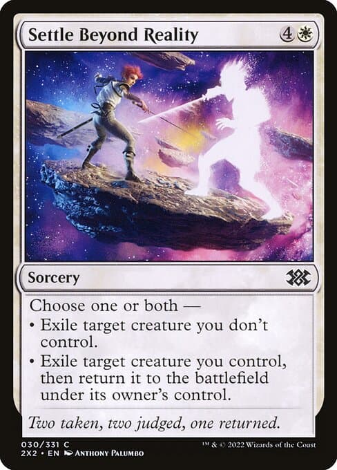 Settle Beyond Reality 2022 Magic: The Gathering Double Masters 2022
