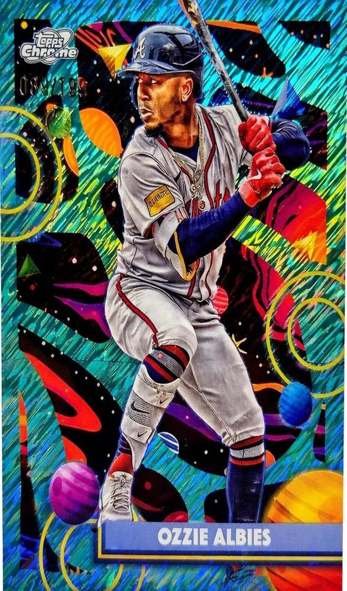 Ozzie Albies 2025 topps Topps Cosmic Chrome