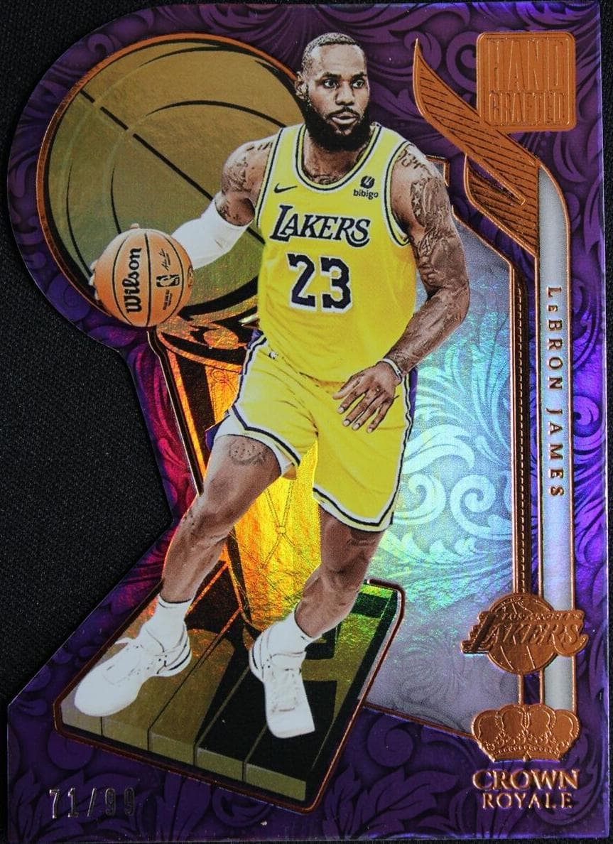 LeBron James 2023 panini Panini Crown Royale