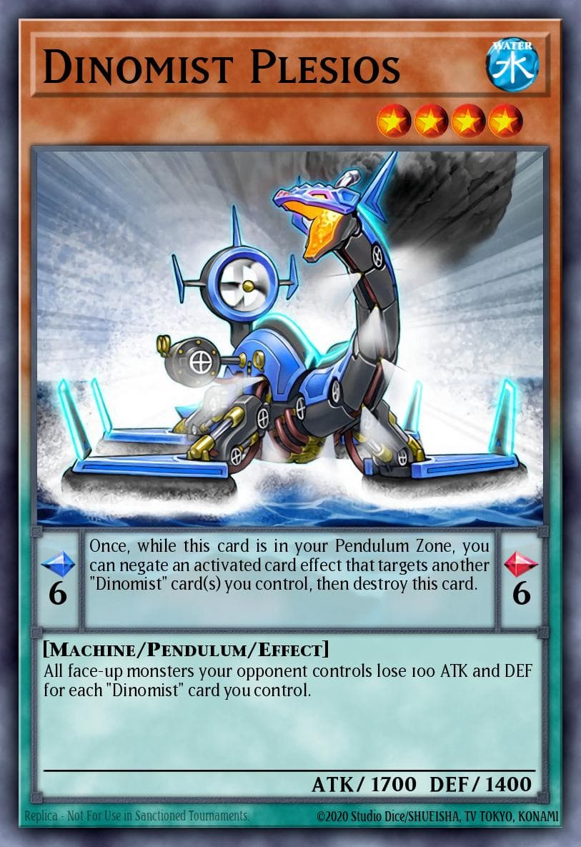 Dinomist Plesios 2016 Yu-Gi-Oh! Breakers of Shadow