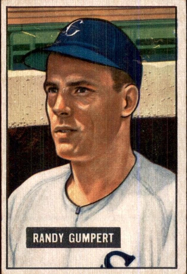 Randy Gumpert 1951 bowman Bowman