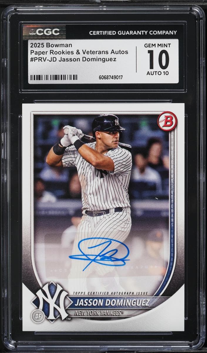 Jasson Domínguez 2025 bowman Bowman