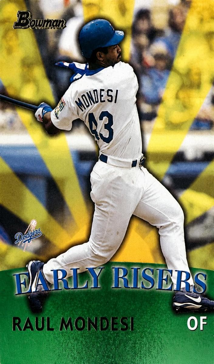 Raul Mondesi 1999 bowman Bowman