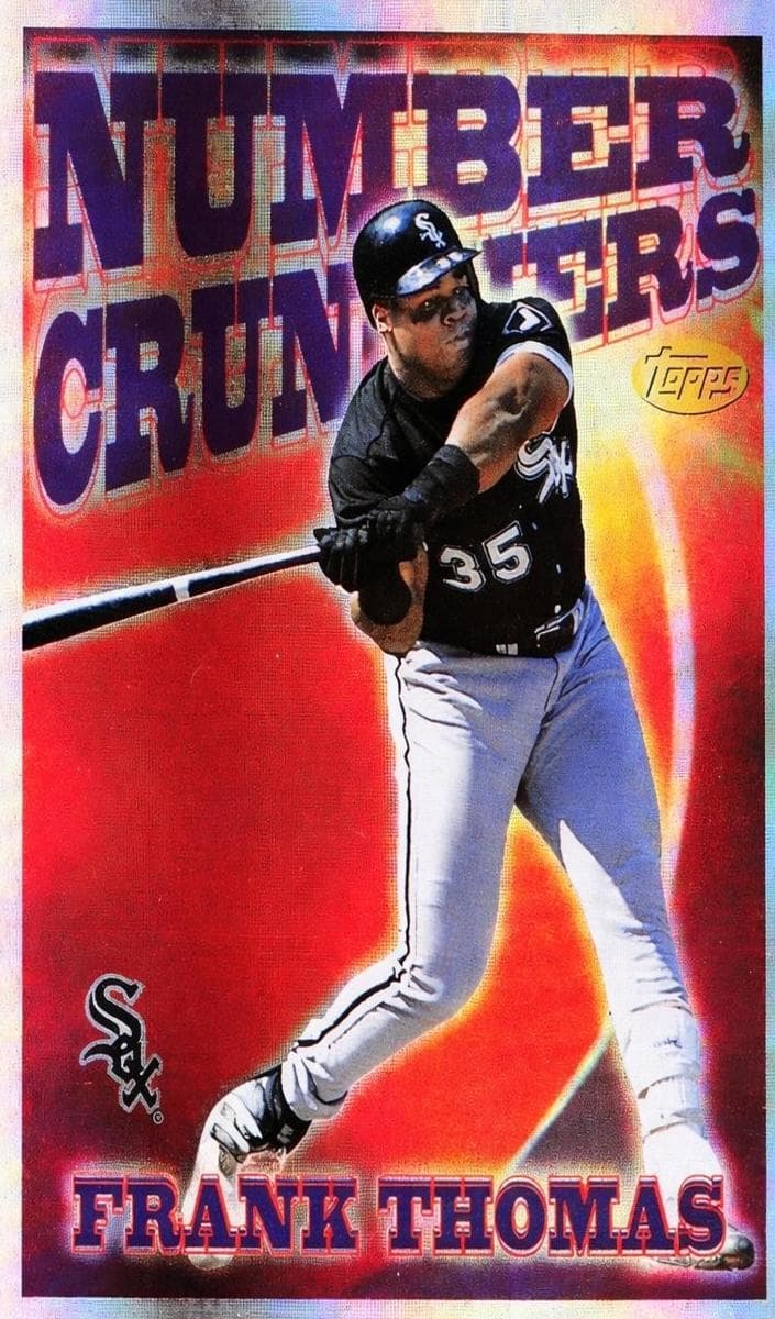 Frank Thomas 1997 topps Chrome Season's Best