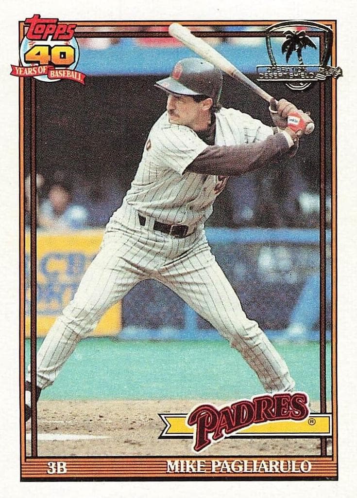 Mike Pagliarulo 1991 topps Topps