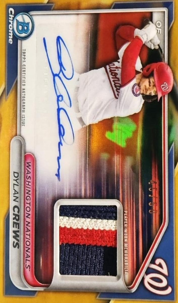 Dylan Crews 2024 bowman Bowman Chrome