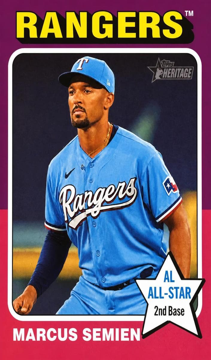 Marcus Semien 2024 topps Topps Heritage