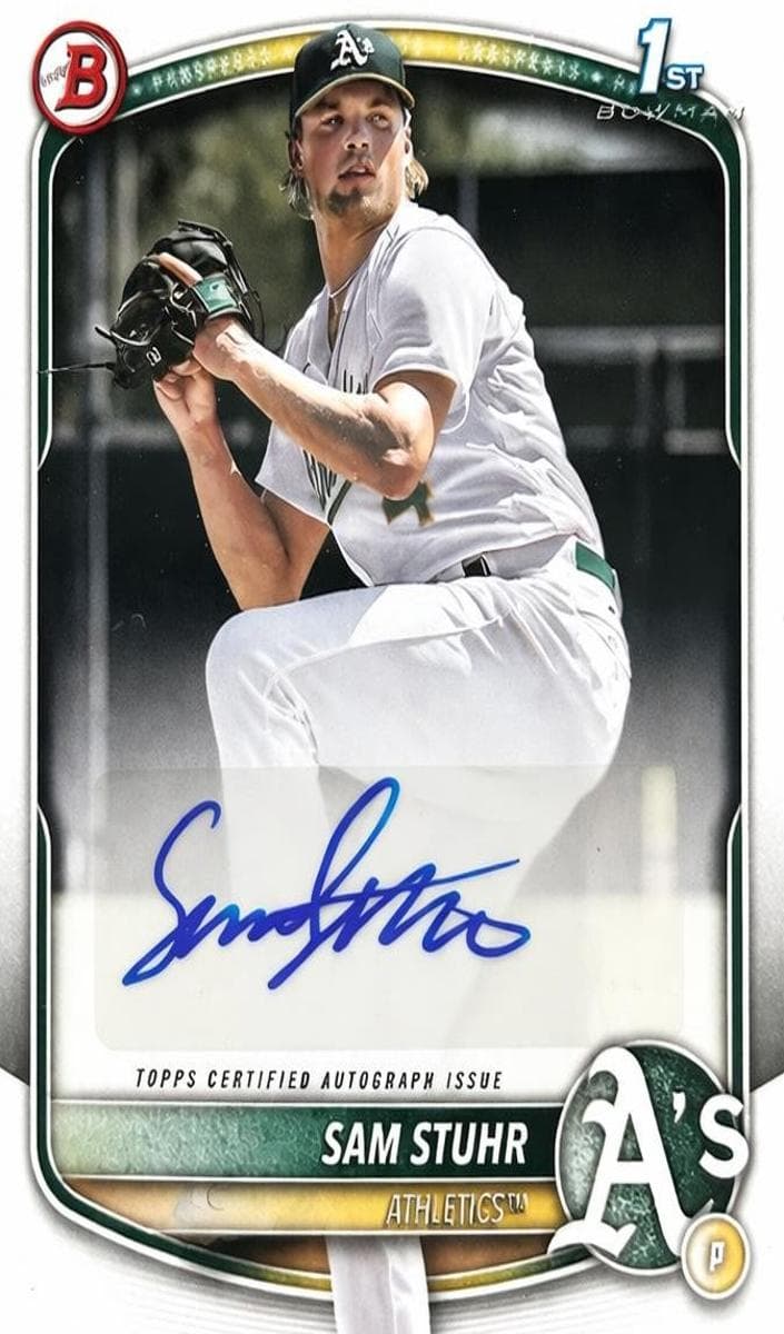 Sam Stuhr trading card