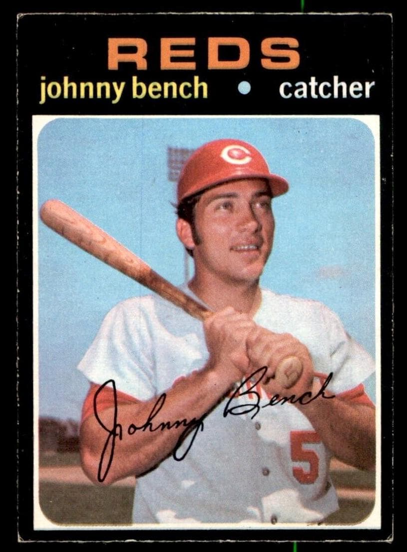 Johnny Bench 1971 topps O-Pee-Chee