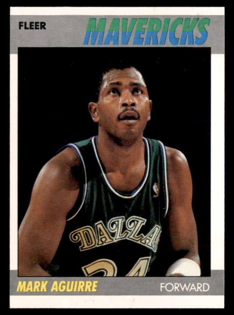 Mark Aguirre 1987 fleer Fleer