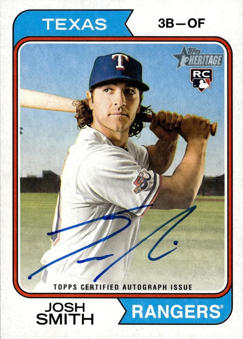 Josh Smith 2023 topps Topps Heritage