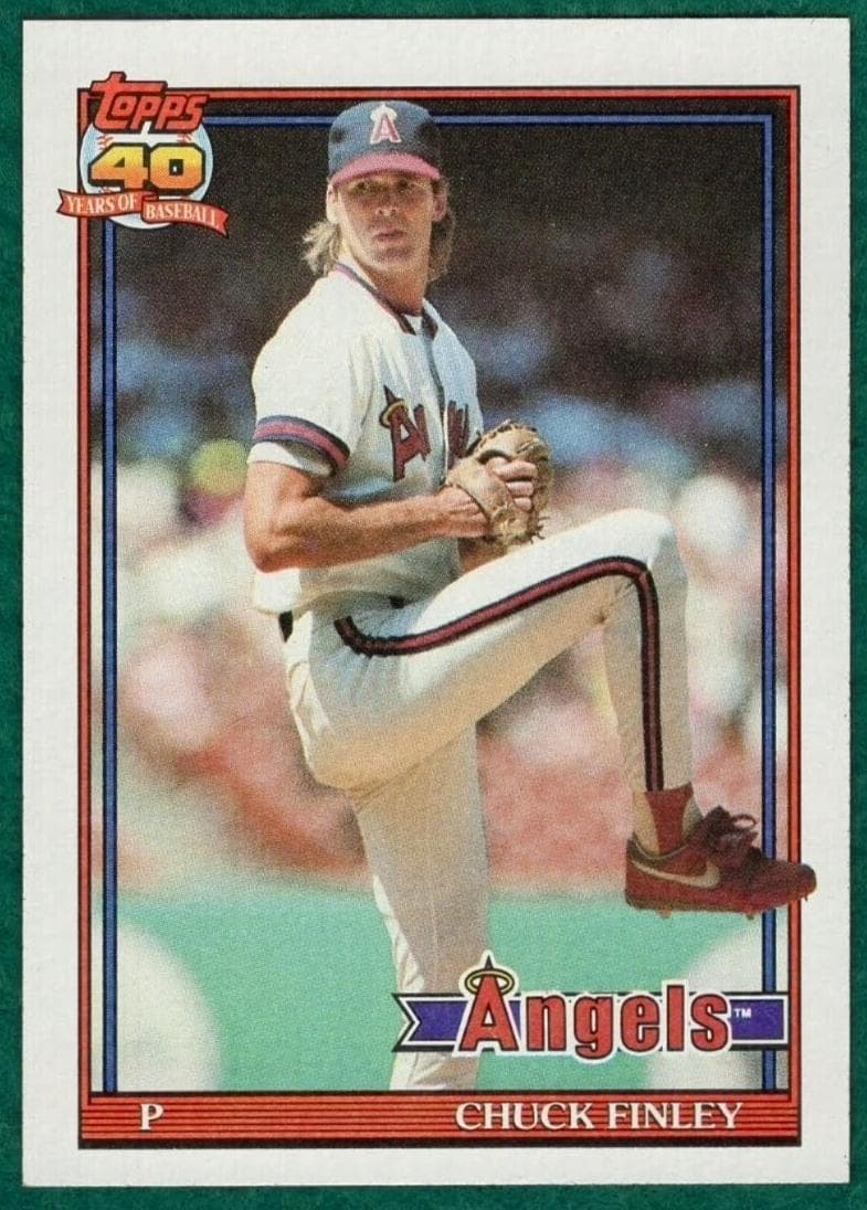 Chuck Finley 1991 topps Topps