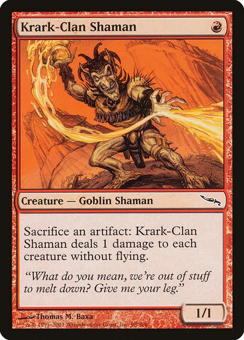 Krark-Clan Shaman 2003 Magic: The Gathering Mirrodin