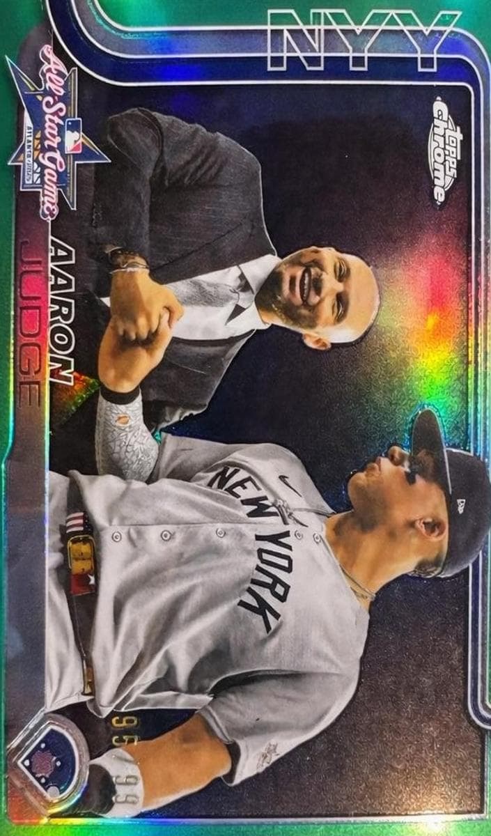Aaron Judge 2025 topps Topps Chrome Update