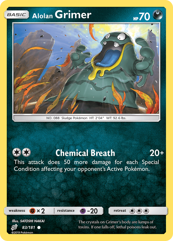 Alolan Grimer 2022 Pokemon Chinese CSM1.5C