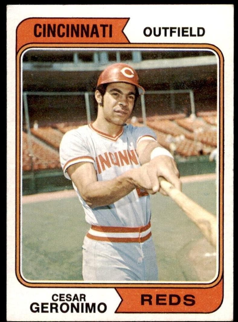 Cesar Geronimo 1974 topps Topps