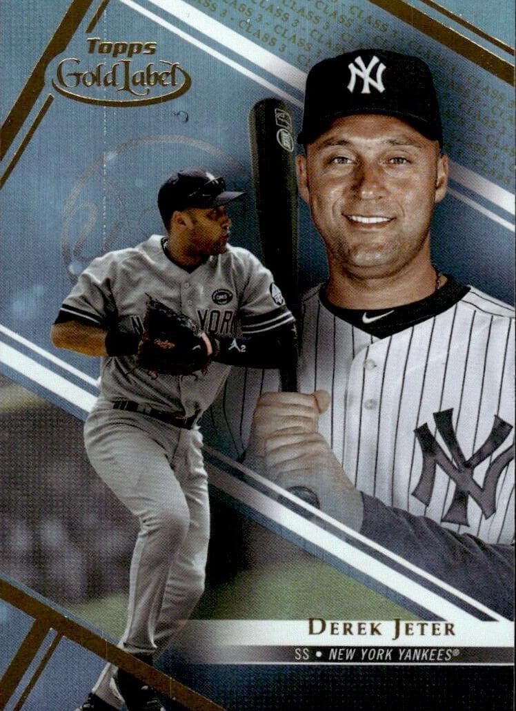 Derek Jeter 2021 topps Topps Gold Label