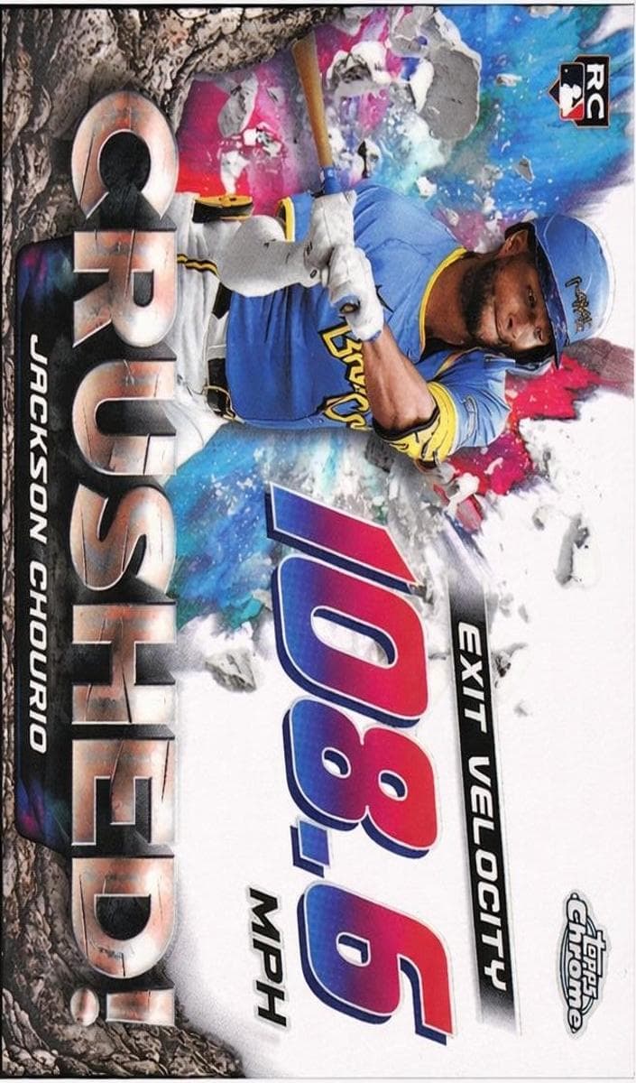 Jackson Chourio 2024 topps Topps Chrome Update