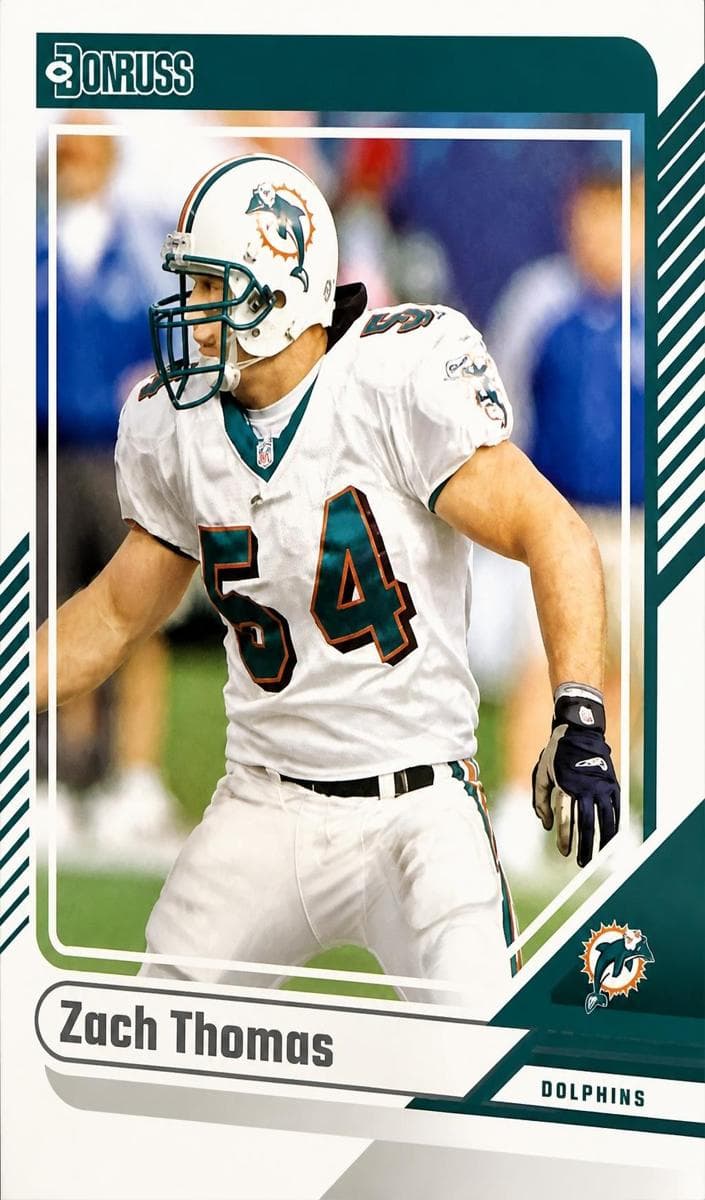 Zach Thomas 2024 panini Donruss